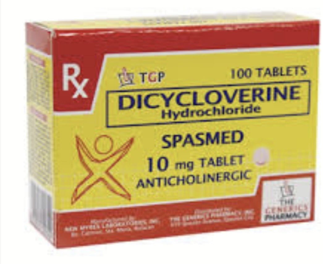 ديسيكلومين مضادات التشنج Dicyclomi