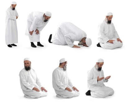طريقة الصلاة الصحيحة بالصور