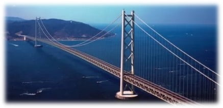 جسر أكاشي كايكو في اليابان