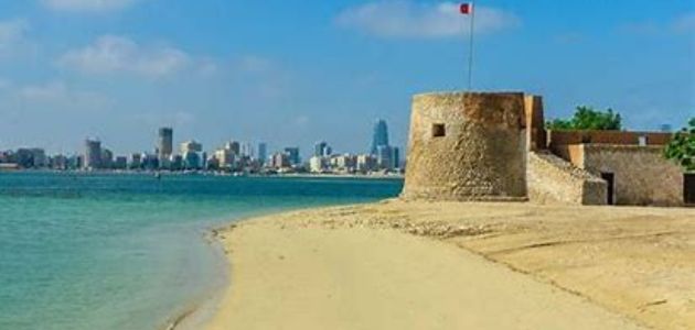 طبيعة شواطئ البحرين باي